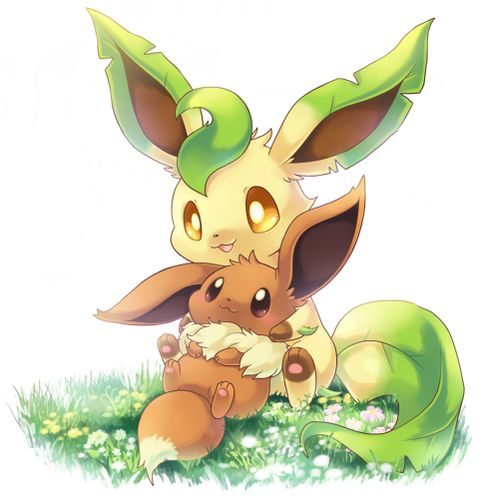 evolucion-de-eevee-con-leafeon